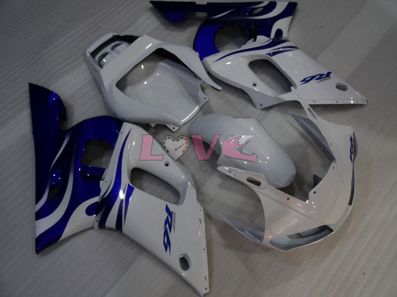 Factory Style - Blue White Fairings and Bodywork For 1998-2002 YZF-R6 #LF3383
