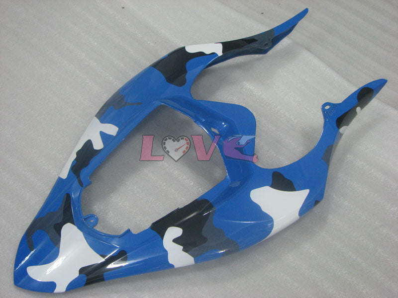 Customize - Blue White Black Fairings and Bodywork For 2004-2006 YZF-R1 #LF3690