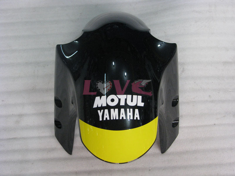 GO!!!!!!! MOTUL - Black Fairings and Bodywork For 2000-2001 YZF-R1 #LF7059