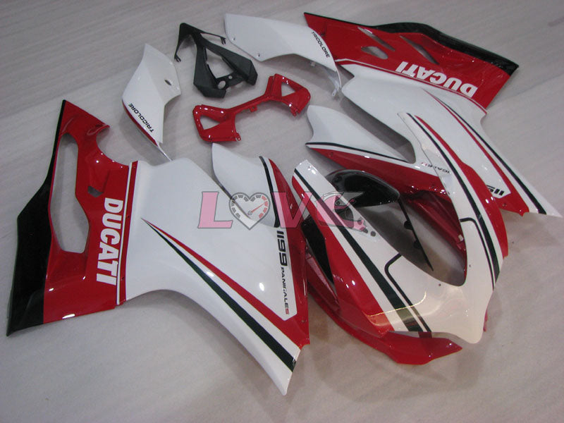 Factory Style - Red White Fairings and Bodywork For 2011-2014 1199 #LF4670