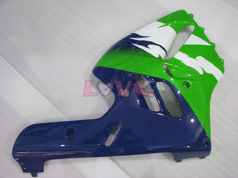 Factory Style - Green Blue White Fairings and Bodywork For 1994-1997 NINJA ZX-9R #LF3288