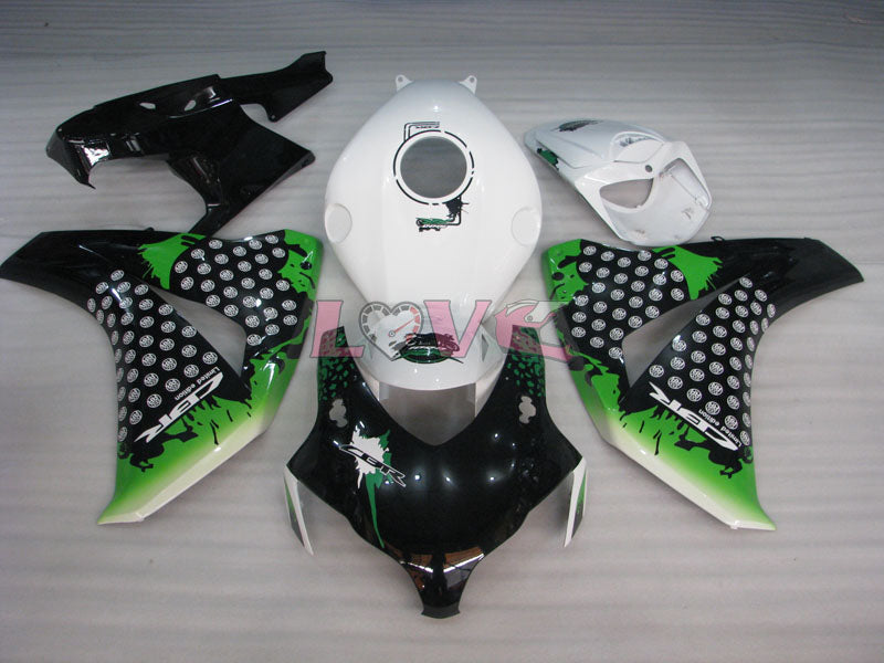 Factory Style - White Black Fairings and Bodywork For 2008-2011 CBR1000RR #LF7117
