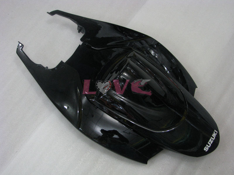 Flame - Black Silver Fairings and Bodywork For 2006-2007 GSX-R600 #LF6354