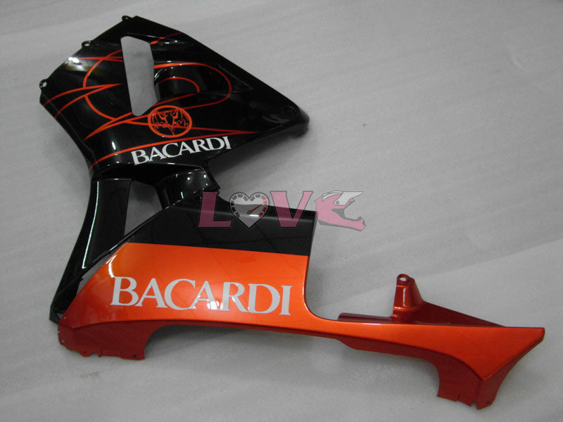 BACARDI - Orange Black Fairings and Bodywork For 2005-2006 CBR600RR #LF4439