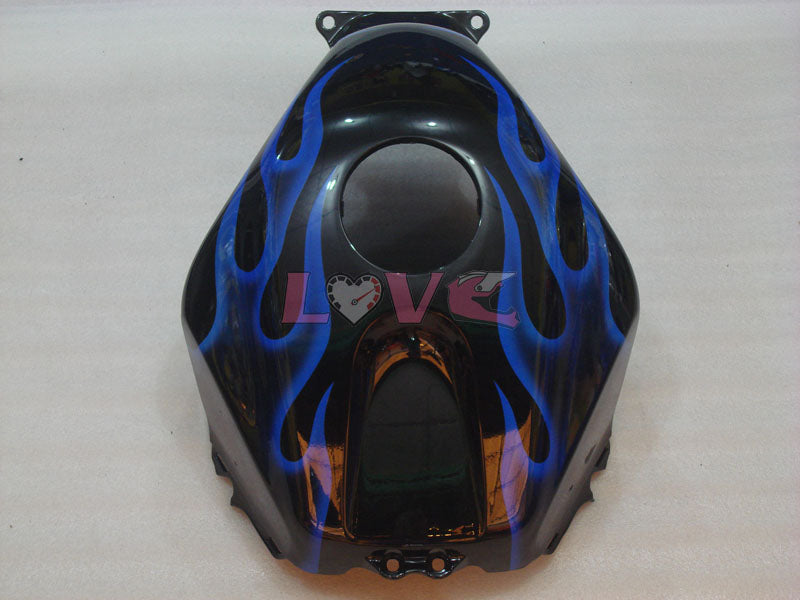 Flame - Blue Black Fairings and Bodywork For 2003-2004 CBR600RR #LF4454