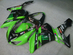 Monster - Blue Black Fairings and Bodywork For 2006-2007 NINJA ZX-10R #LF6232