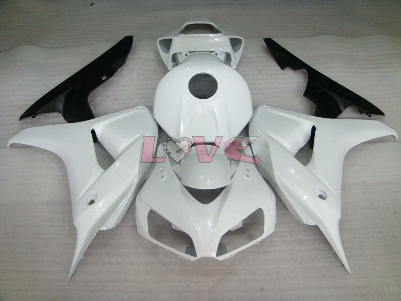 Factory Style - White Black Fairings and Bodywork For 2006-2007 CBR1000RR #LF7276