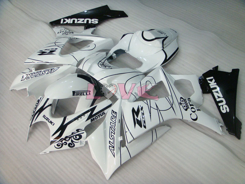 Corona MOTUL - White Black Fairings and Bodywork For 2007-2008 GSX-R1000 #LF5780