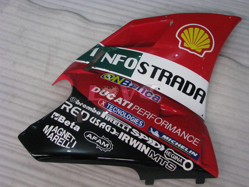 INFO STRADA - Red White Black Fairings and Bodywork For 1994-1998 916 #LF3179
