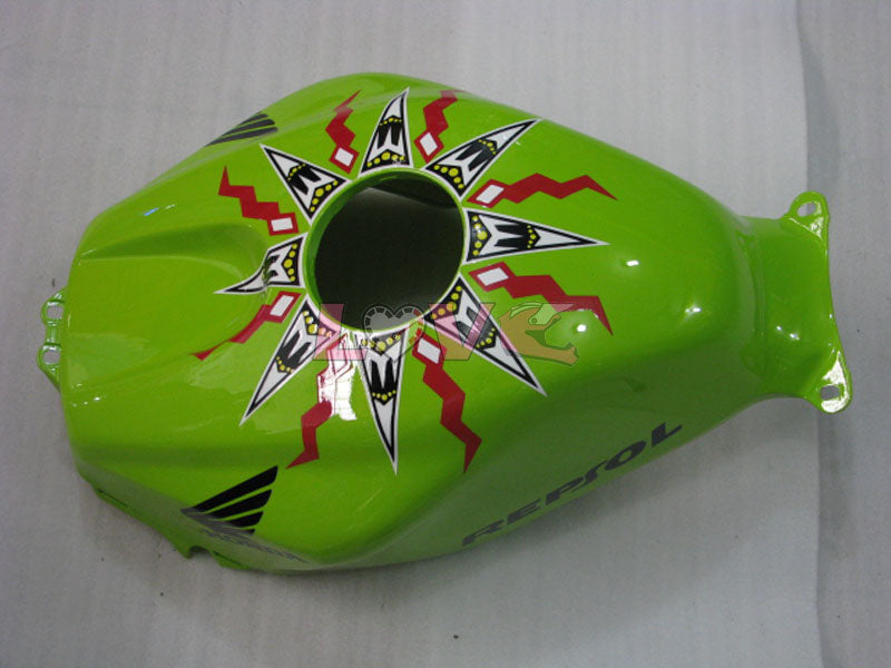 Rossi - Green Black Fairings and Bodywork For 2003-2004 CBR600RR #LF5377