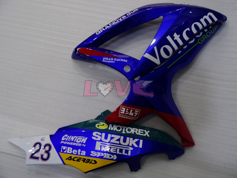 VIRU - Blue White Fairings and Bodywork For 2008-2010 GSX-R600 #LF3959