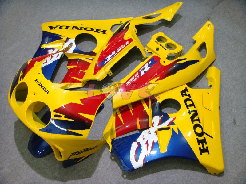 Fireblade - Red Yellow Fairings and Bodywork For 1990-1994 CBR250RR #LF5017