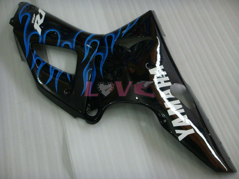 Flame - Blue Black Fairings and Bodywork For 1998-1999 YZF-R1 #LF7089