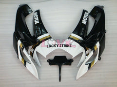 Lucky Strike - White Black Fairings and Bodywork For 2006-2007 GSX-R750 #LF6531