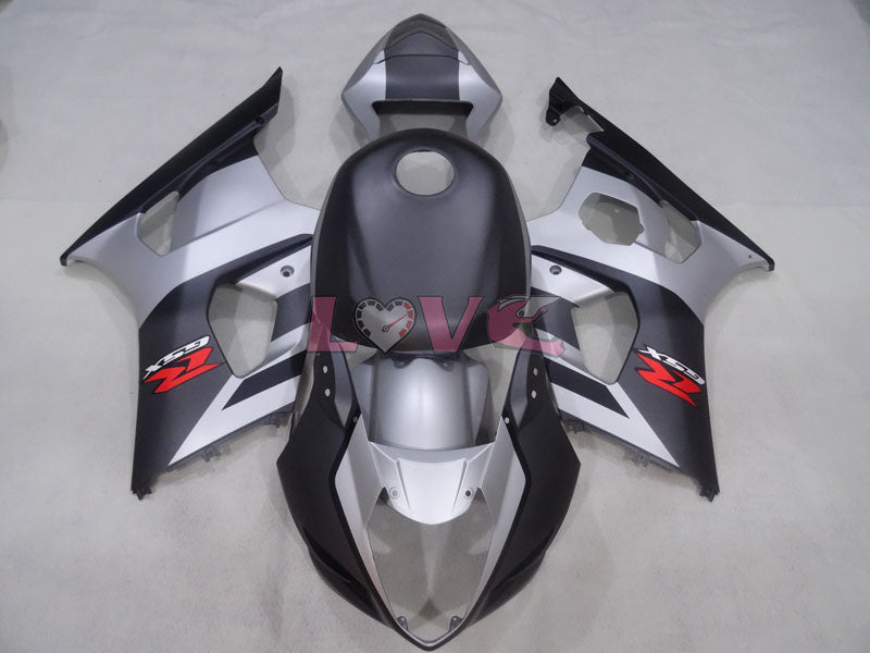 Factory Style - Black Grey Matte Fairings and Bodywork For 2003-2004 GSX-R1000 #LF3863