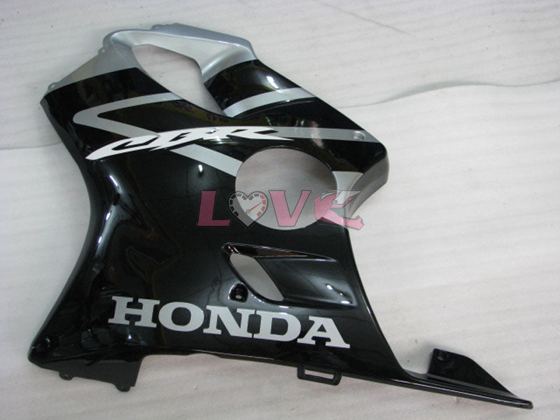 Factory Style - Black Silver Fairings and Bodywork For 2004-2007 CBR600F4i #LF4502
