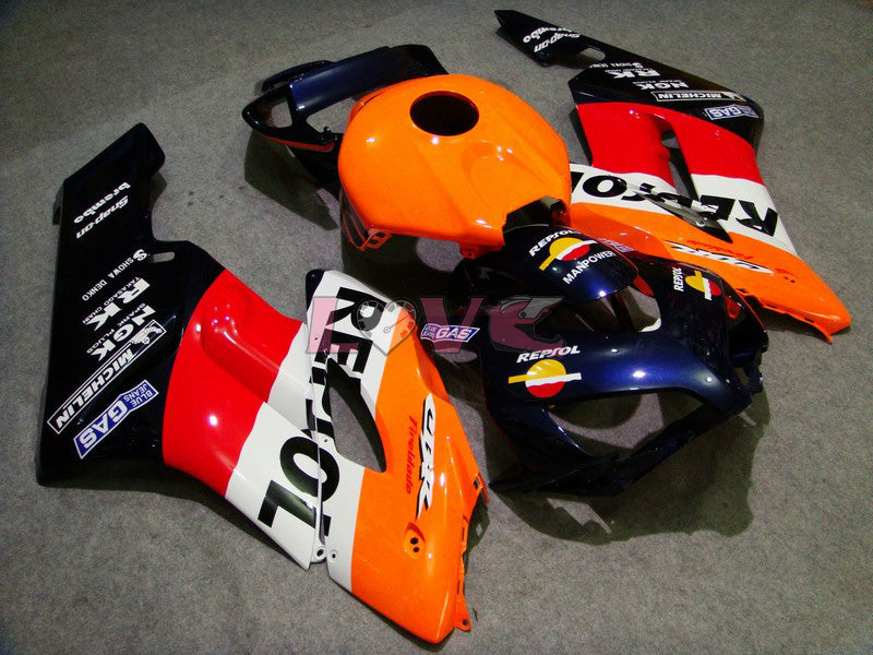 Repsol - Orange Black Fairings and Bodywork For 2004-2005 CBR1000RR #LF7298