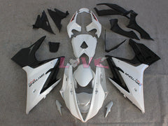 Factory Style - White Black Fairings and Bodywork For 2013-2014 Daytona 675 #LF3046