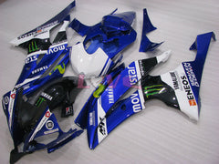 Movistar - Blue White Fairings and Bodywork For 2008-2016 YZF-R6 #LF3386