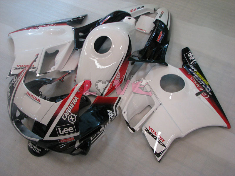 Lee - White Black Fairings and Bodywork For 1991-1994 CBR600F2 #LF4883