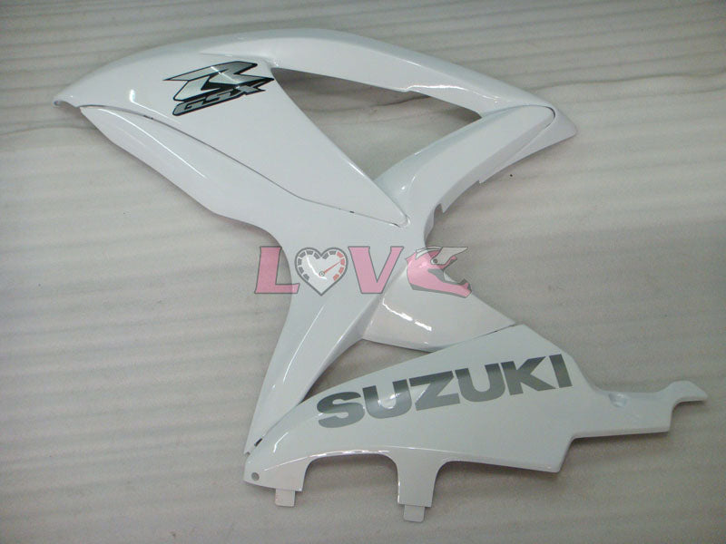 Factory Style - White Fairings and Bodywork For 2008-2010 GSX-R600 #LF3981