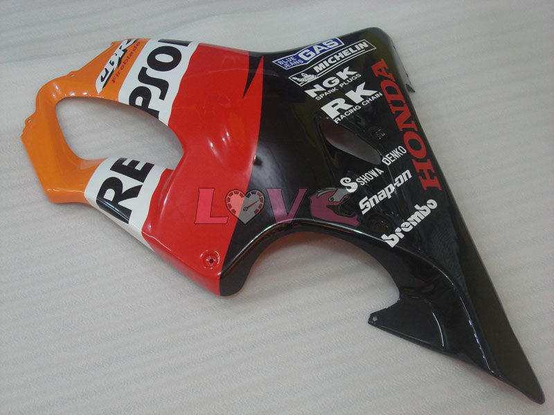 Repsol - Orange Black Fairings and Bodywork For 2001-2003 CBR600F4i #LF4486