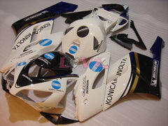 Konica Minolta - White Black Fairings and Bodywork For 2004-2005 CBR1000RR #LF4414