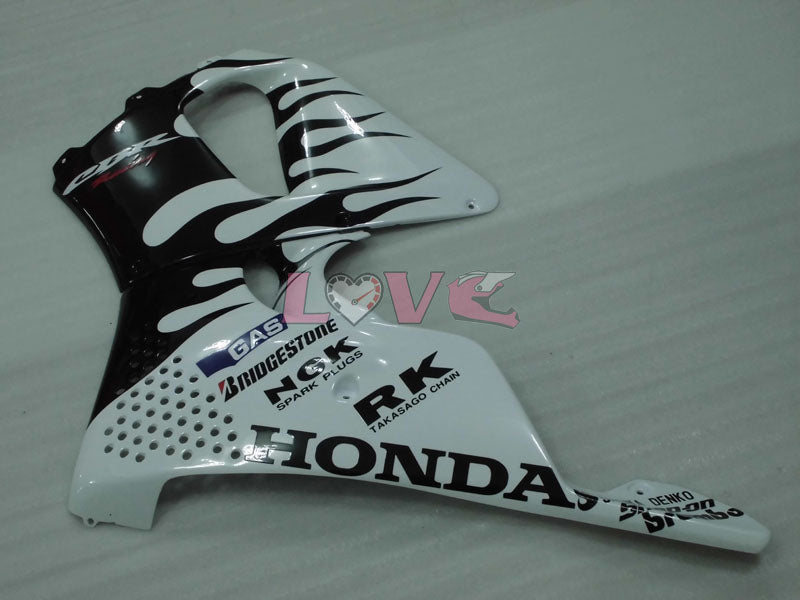 Flame - White Black Fairings and Bodywork For 1994-1995 CBR900RR #LF3015