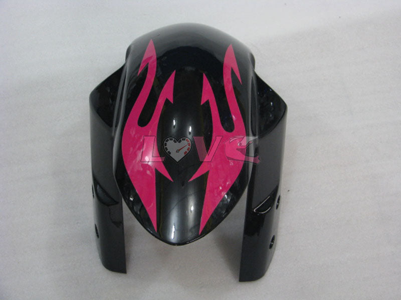 Flame - Red Black Fairings and Bodywork For 2006-2007 GSX-R600 #LF6353