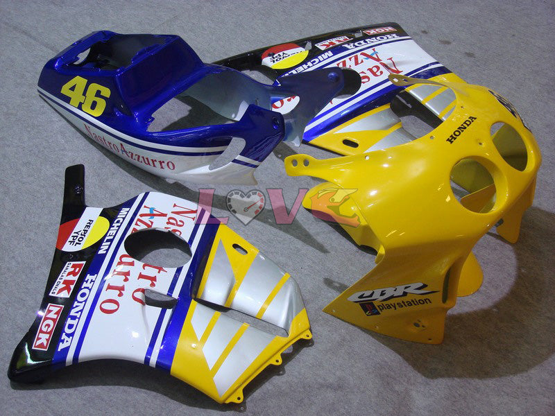 Konica Minolta - Blue White Fairings and Bodywork For 1990-1994 CBR250RR #LF4993