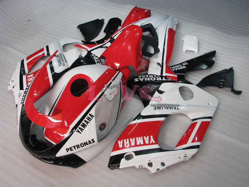 PETRONAS - Red White Black Fairings and Bodywork For 1997-2007 YZF600R #LF7948
