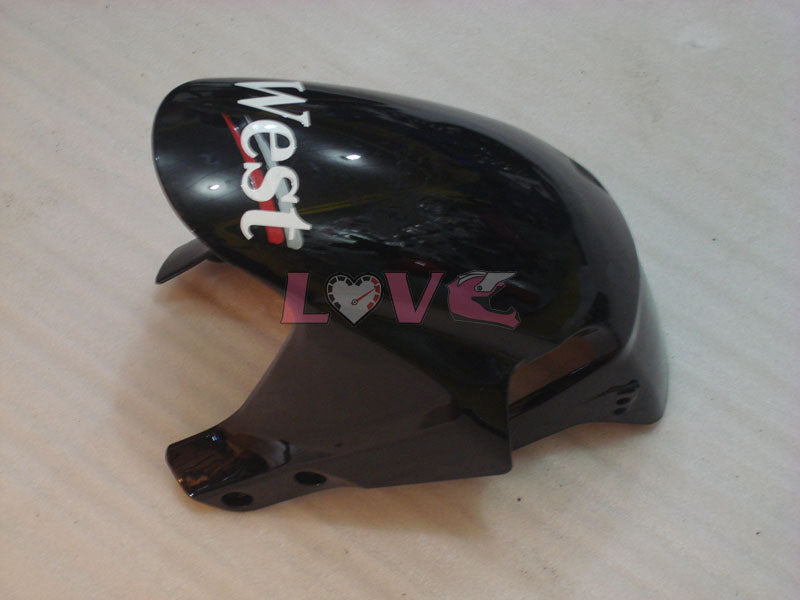West - White Black Fairings and Bodywork For 2005-2006 CBR600RR #LF7474