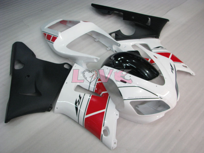 Factory Style - Red White Black Fairings and Bodywork For 1998-1999 YZF-R1 #LF3581