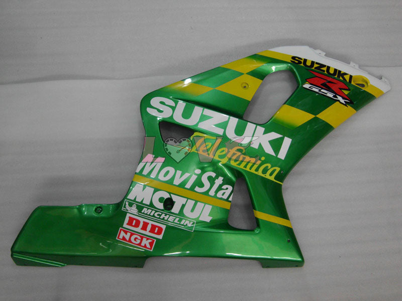 MOTUL - Green Fairings and Bodywork For 2000-2002 GSX-R1000 #LF4169