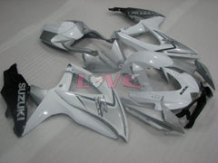 Factory Style - White Grey Fairings and Bodywork For 2008-2010 GSX-R750 #LF3907