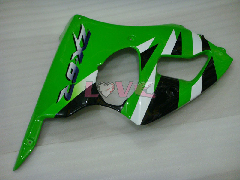 Factory Style - Green Black Fairings and Bodywork For 2000-2002 NINJA ZX-6R #LF6164