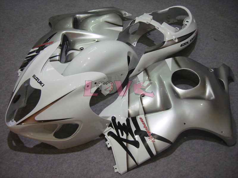 Factory Style - White Silver Fairings and Bodywork For 1999-2007 Hayabusa #LF5251