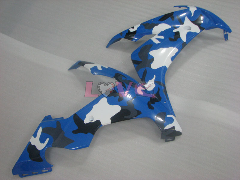 Customize - Blue White Black Fairings and Bodywork For 2004-2006 YZF-R1 #LF3690