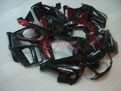 Flame - Red Black Fairings and Bodywork For 1995-1996 CBR600F3 #LF4535