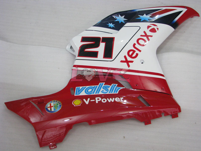 Xerox - Red White Fairings and Bodywork For 2007-2009 1098 #LF5598