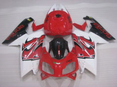 Customize - Red White Black Fairings and Bodywork For 2004-2009 RS125 #LF3084