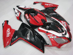 Customize - Red Black Fairings and Bodywork For 2004-2009 RS125 #LF3079