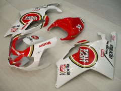 Lucky Strike, MOTUL - Red White Fairings and Bodywork For 2004-2009 RSV 1000 R #LF5454