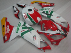 Factory Style - Red White Fairings and Bodywork For 2004-2009 RS125 #LF3075