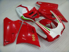 Factory Style - Red White Fairings and Bodywork For 1999-2002 996 #LF5654