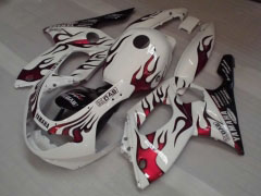 Customize - Red White Fairings and Bodywork For 1997-2007  YZF600R #LF7952