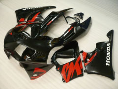 Estilo de fábrica - rojo Negro Carenados and Bodywork For 1998-1999 CBR919RR #LF2997