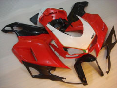 Estilo de fábrica - rojo Blanco Negro Fairings and Bodywork For 2007-2009 1098 #LF3126