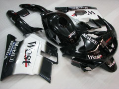 West - Wei? Schwarz Verkleidungen und Karosserien für 1991-1994 CBR600F2 #LF4543