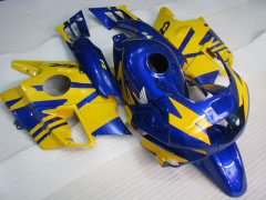 Estilo de fábrica - Amarillo Azul Fairings and Bodywork For 1991-1994 CBR600F2 #LF4858